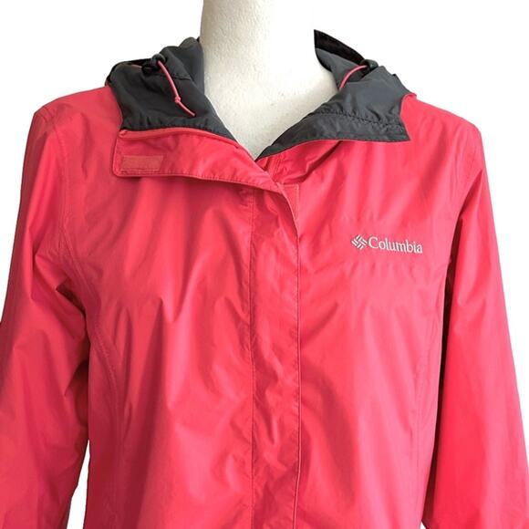 Columbia Rain Jacket Arcadia II Waterproof Breathable Hooded Windbreaker Small - Picture 3 of 16